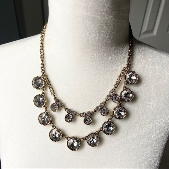 LOFT Jewelry - Loft double-strand jewel bib necklace